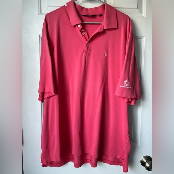 Polo Ralph Lauren Polo Golf Pink‎ Performance Polo Mens XXL - Picture 1 of 7